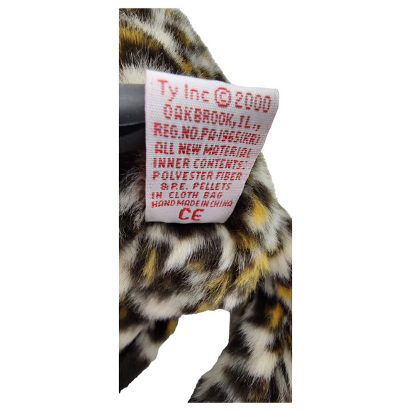Ty Spotted Leopard 2000 12" Sneaky Beanie Baby 2021 14" Pink Lainey Squish A Boo - Picture 14 of 16